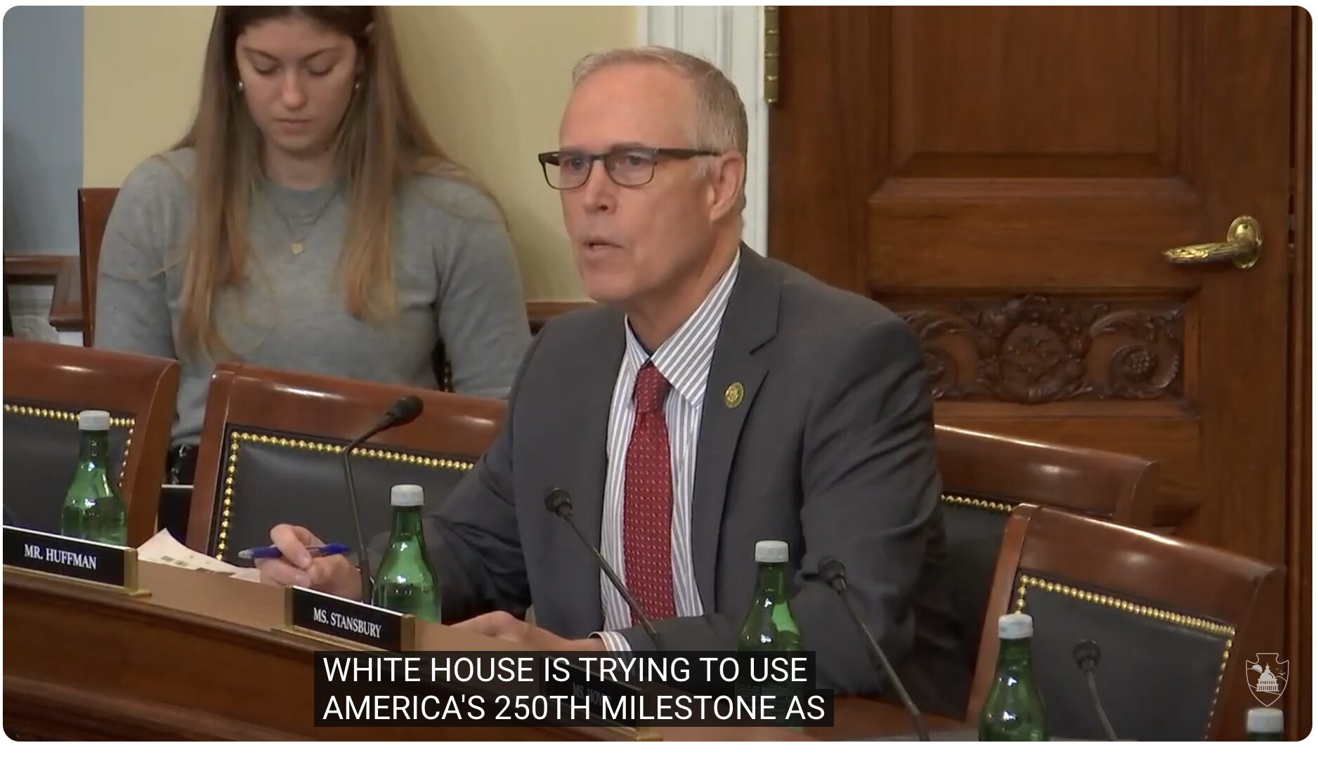 EXCLUSIVE | Congressman Huffman Slams Trump’s Christian Nationalist Event,  ‘Rededicating our Country as One Nation Under God’ for America’s 250th Birthday